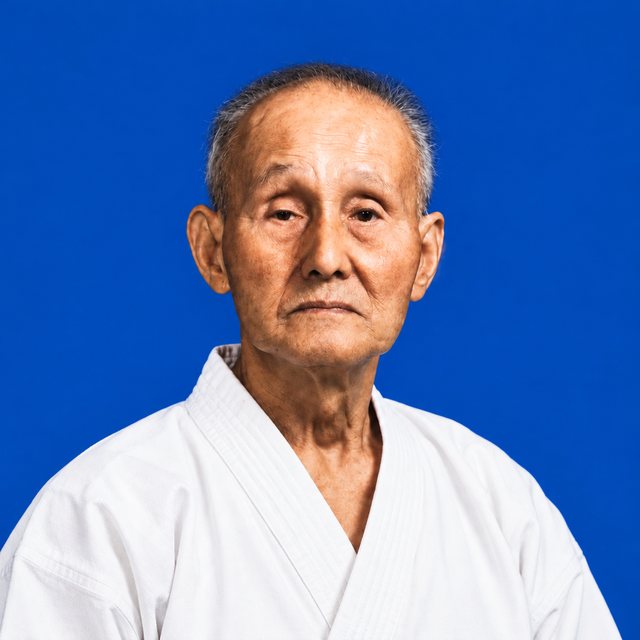 Portrait of Hironori Otsuka I, founder of Wado-Ryu karate
